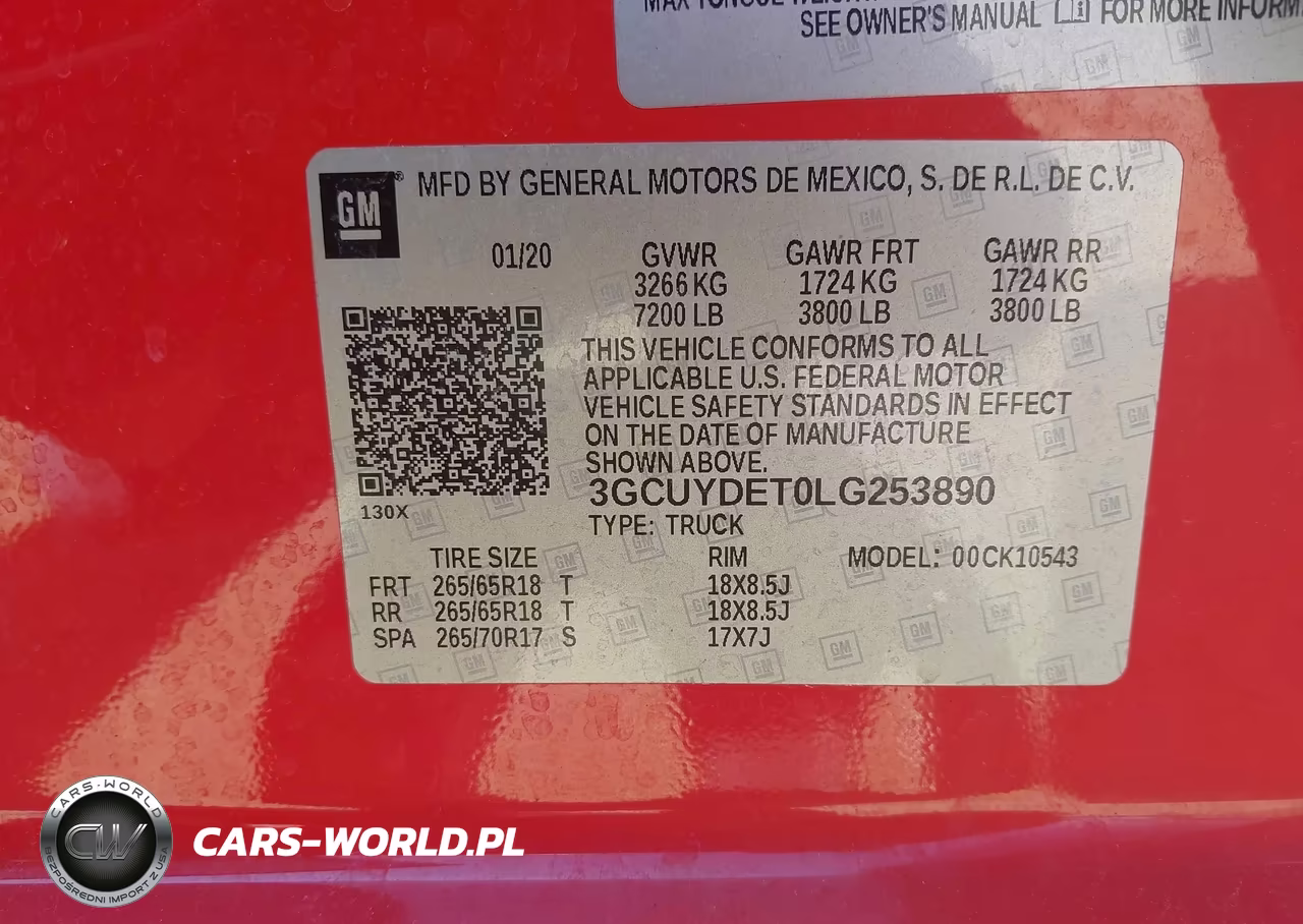 2020 Chevrolet Silverado 1500 4Wd Short Bed Lt VIN:3GCUYDET0LG253890 - 9