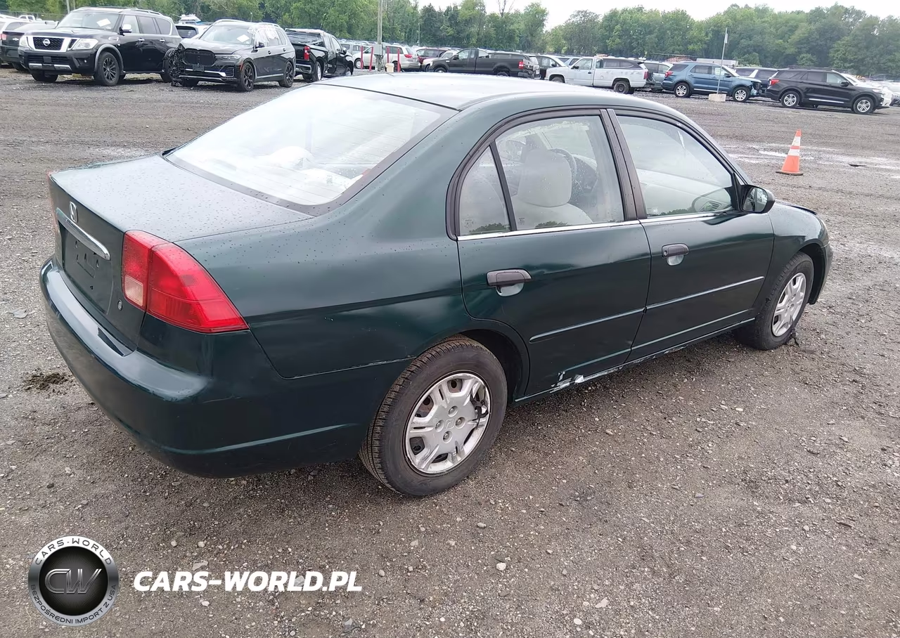 2001 Honda Civic Lx VIN:2HGES16511H584979 - 4