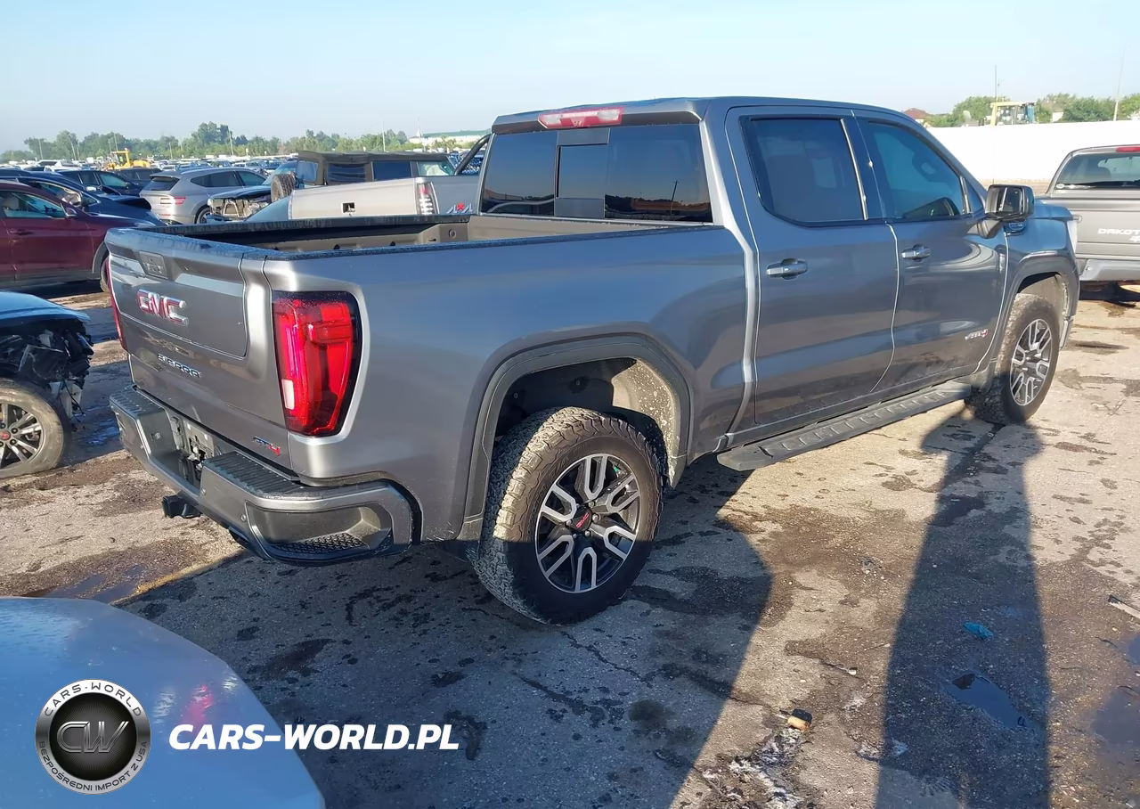 2021 GMC Sierra 1500 4Wd Short Box At4 VIN:3GTP9EEDXMG306458 - 4