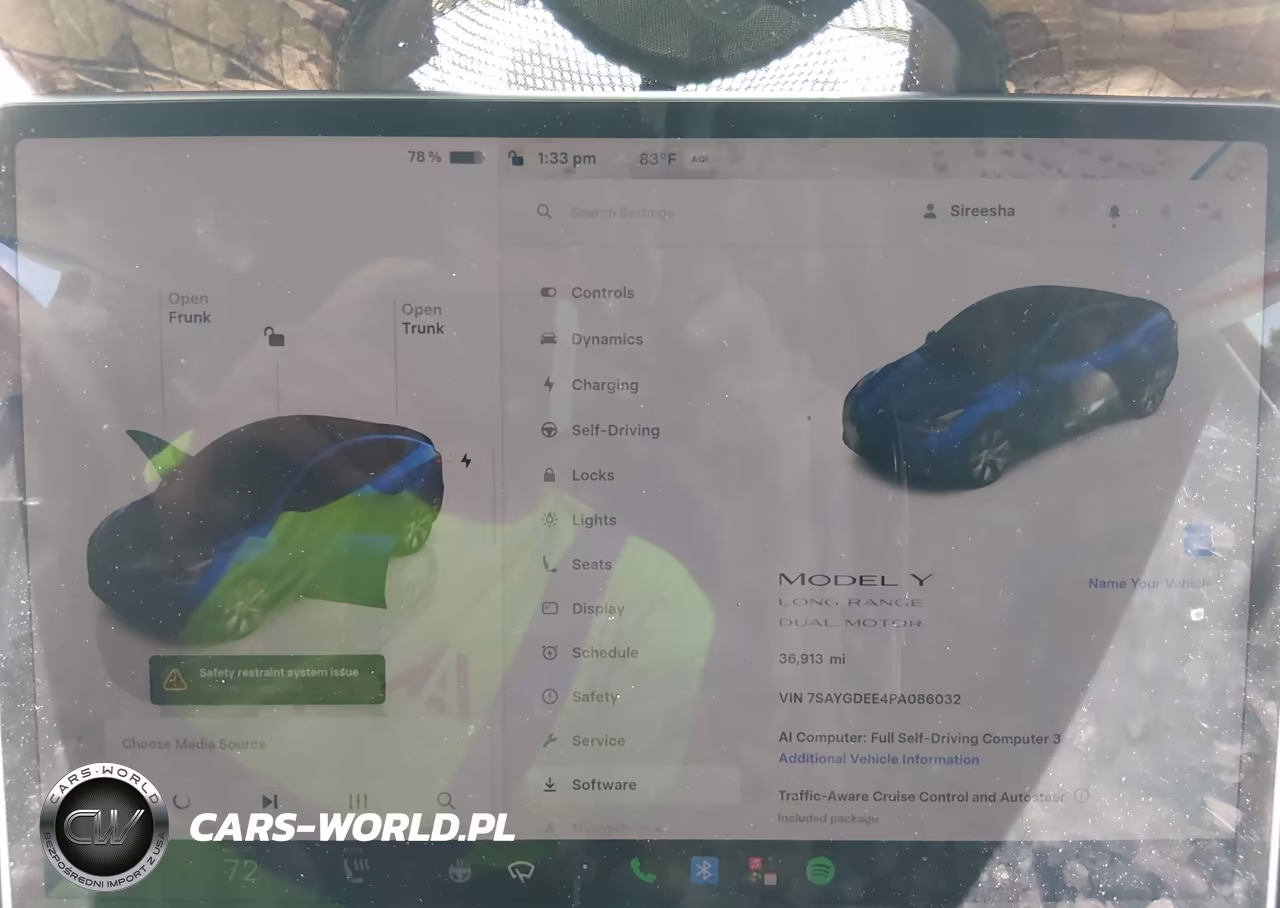 2023 Tesla Model Y Awd-Long Range Dual Motor All-Wheel Drive VIN:7SAYGDEE4PA086032 - 18