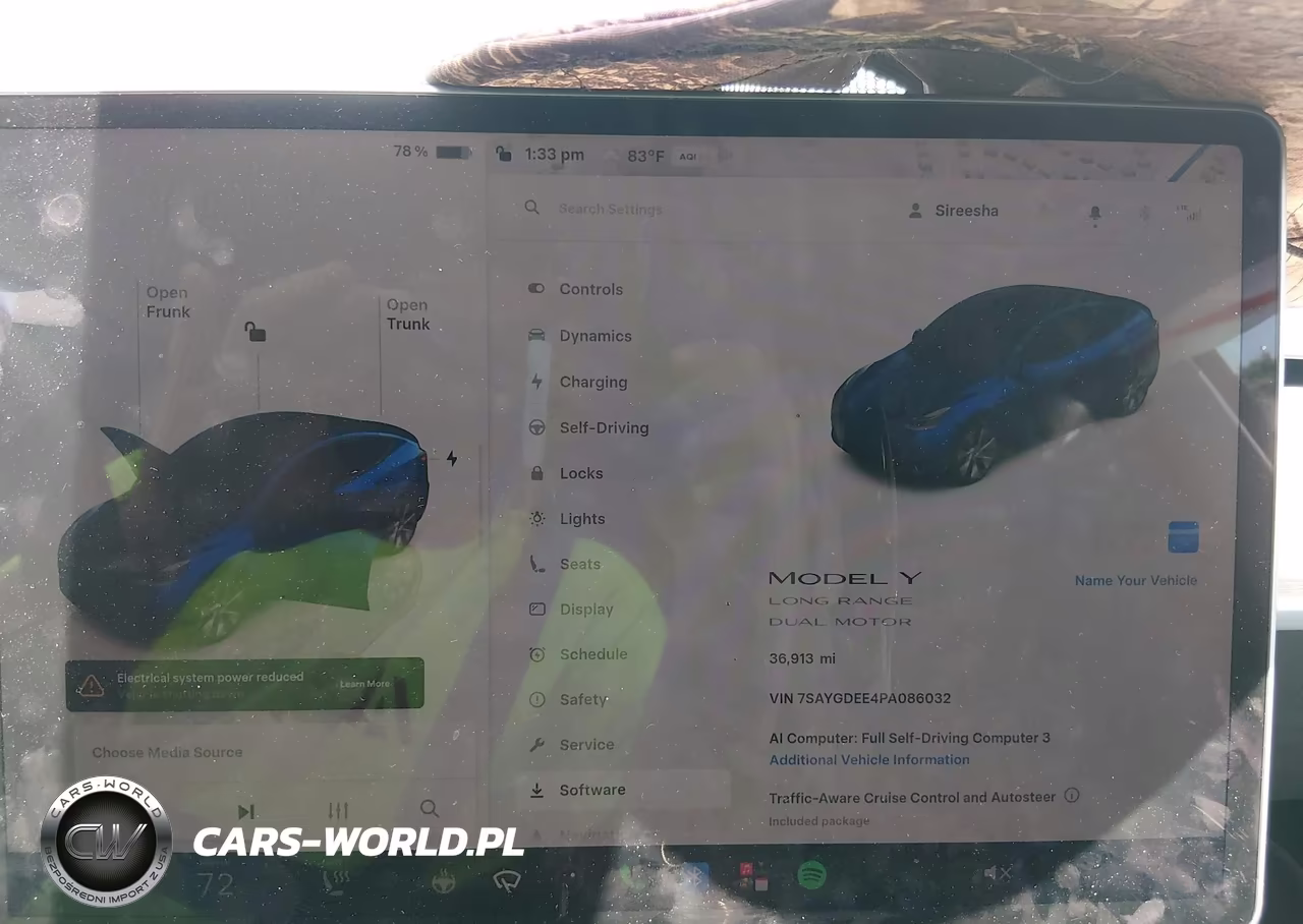 2023 Tesla Model Y Awd-Long Range Dual Motor All-Wheel Drive VIN:7SAYGDEE4PA086032 - 7
