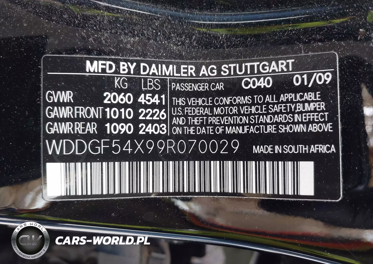 2009 Mercedes-Benz C 300 Luxury-Sport VIN:WDDGF54X99R070029 - 9