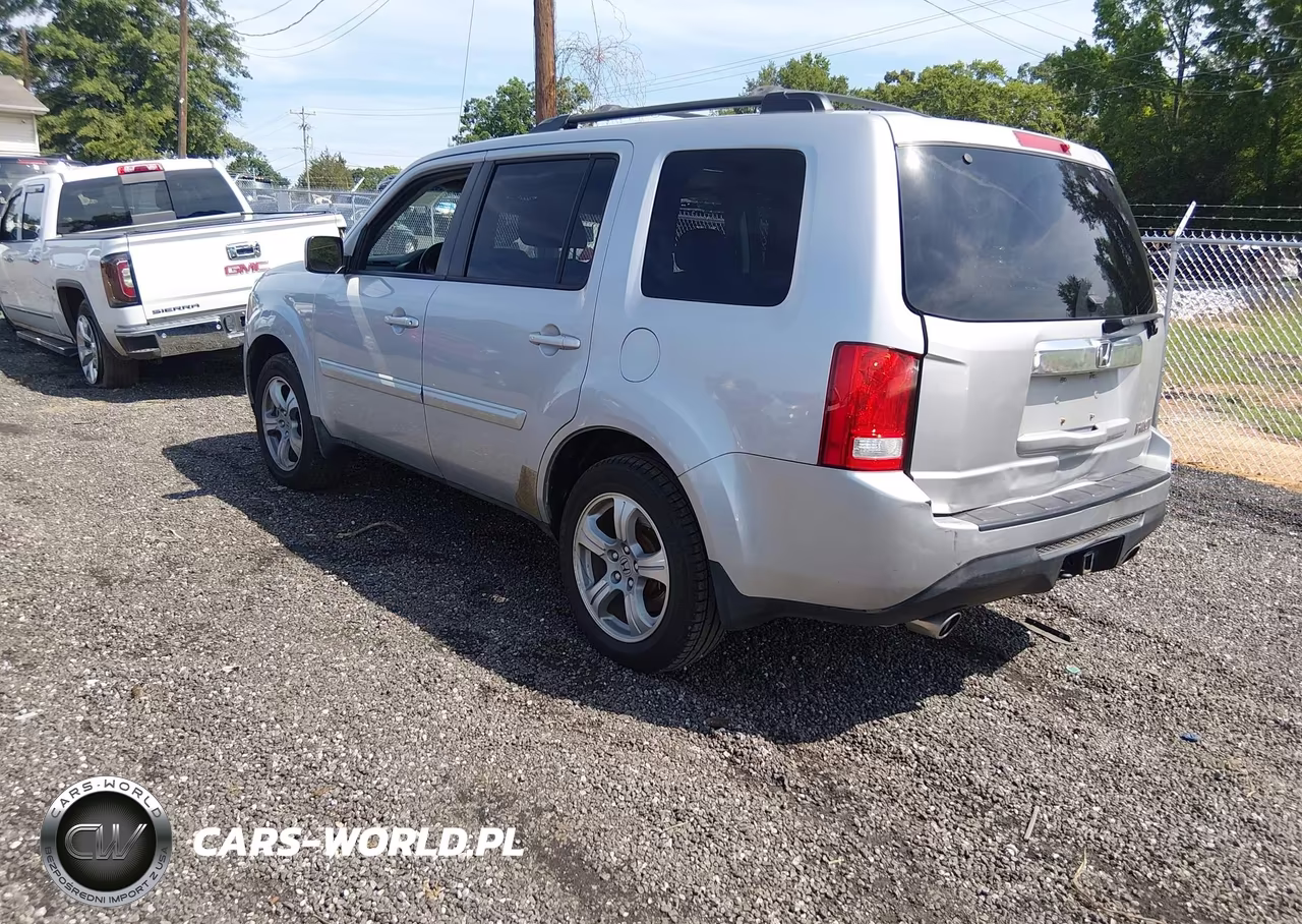 2012 Honda Pilot Ex-L VIN:5FNYF3H79CB028681 - 3