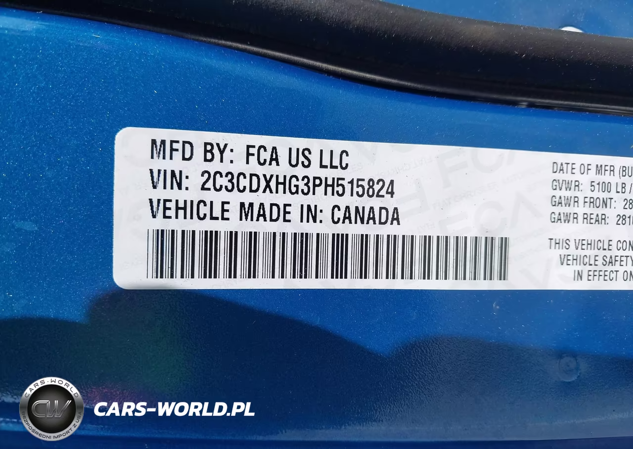 2023 Dodge Charger Gt VIN:2C3CDXHG3PH515824 - 9