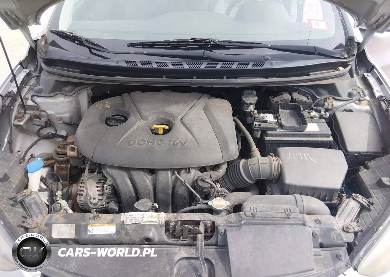 2012 Hyundai Elantra Gls VIN:5NPDH4AE8CH124715 - 10