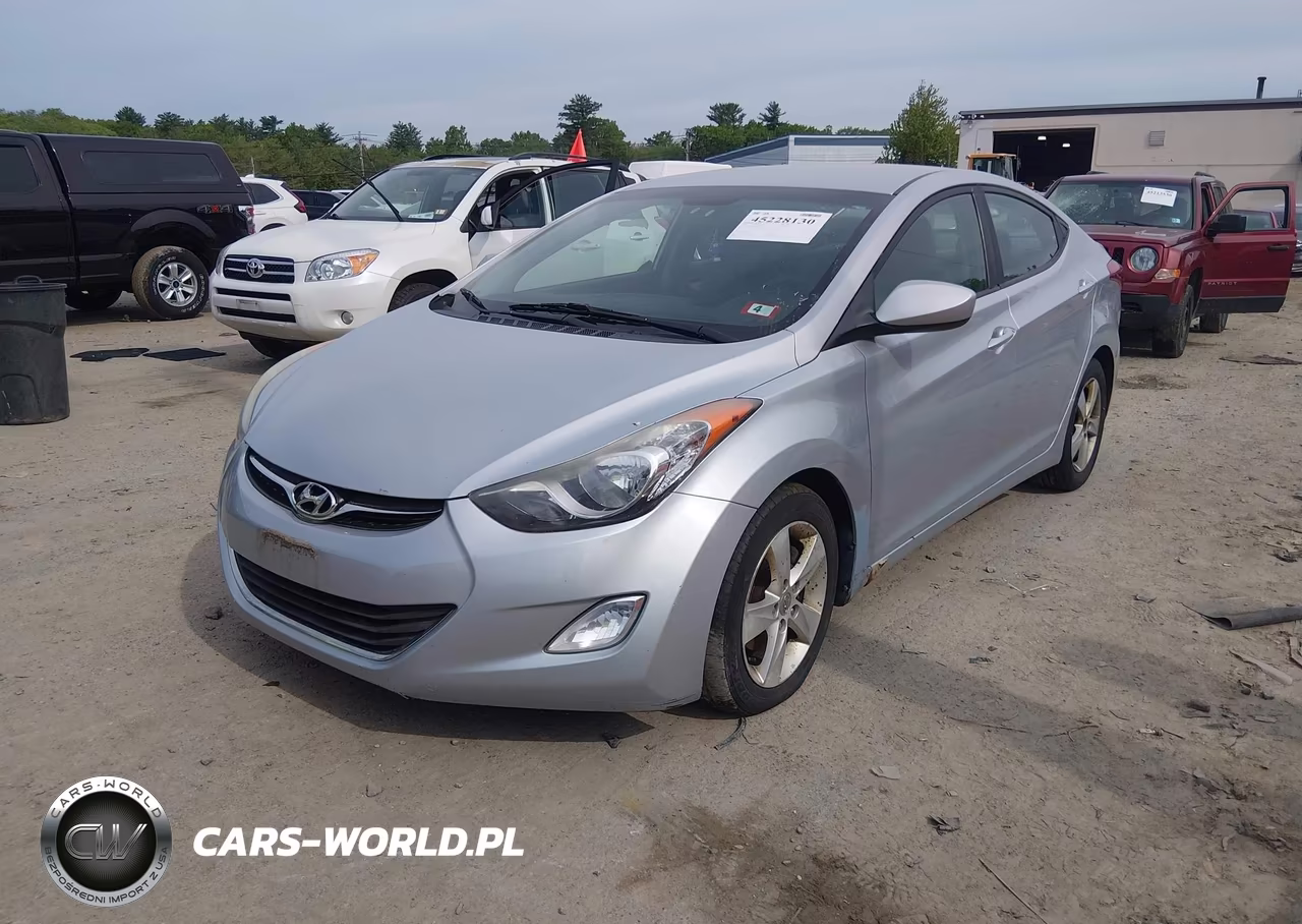 2012 Hyundai Elantra Gls VIN:5NPDH4AE8CH124715 - 2