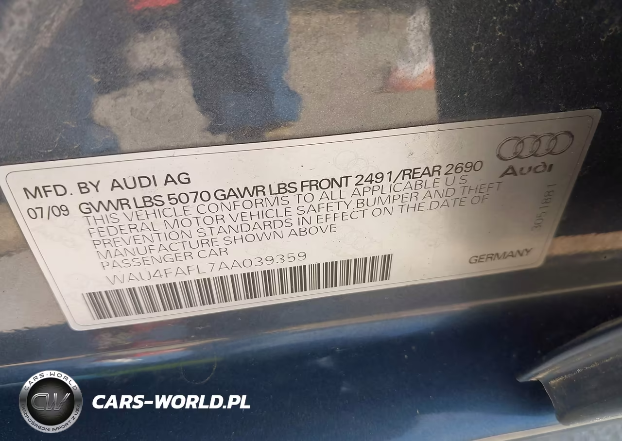 2010 Audi A4 2.0T Premium VIN:WAU4FAFL7AA039359 - 9
