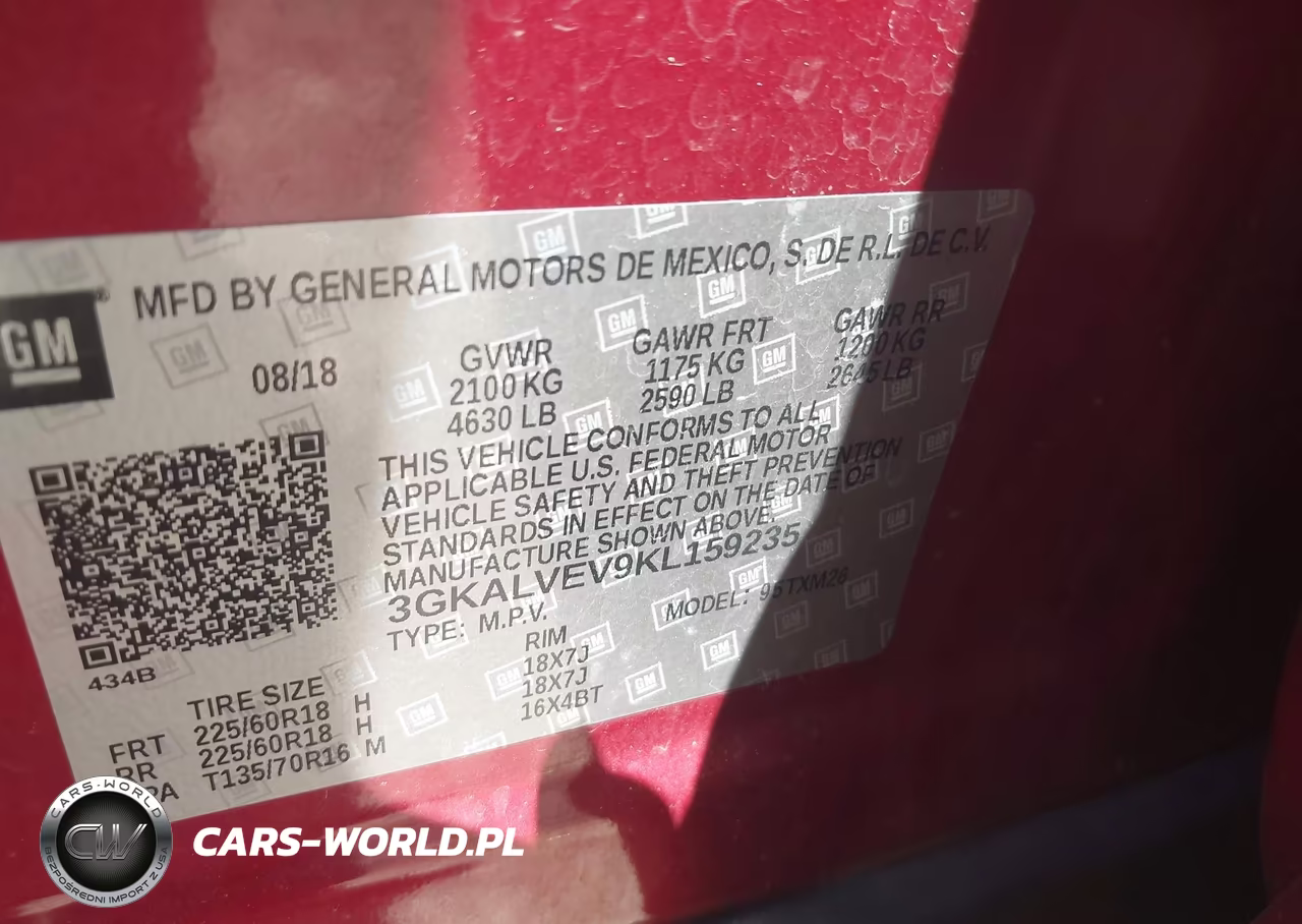 2019 GMC Terrain Slt VIN:3GKALVEV9KL159235 - 9