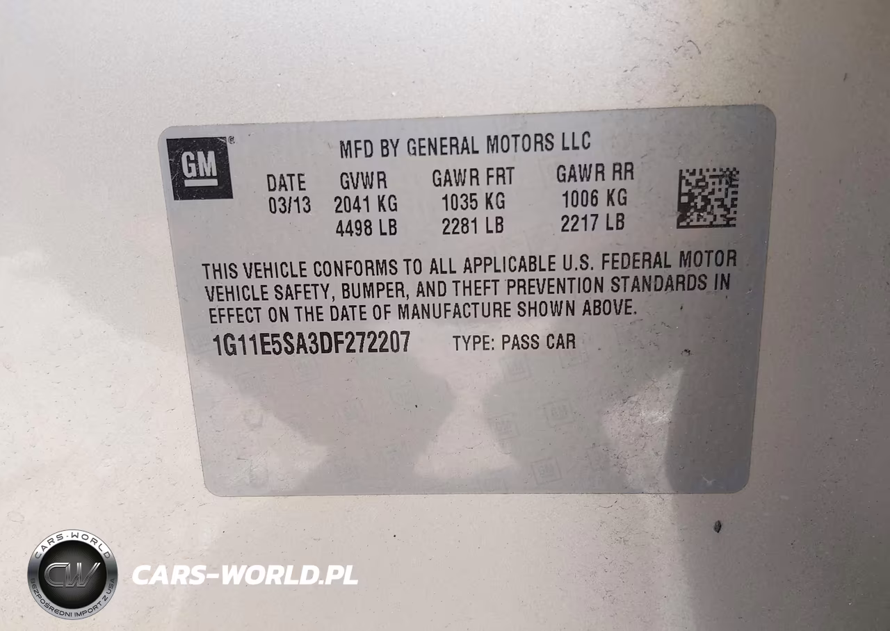 2013 Chevrolet Malibu 2Lt VIN:1G11E5SA3DF272207 - 9