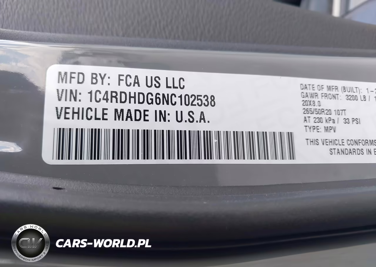 2022 Dodge Durango Gt Plus Rwd VIN:1C4RDHDG6NC102538 - 9