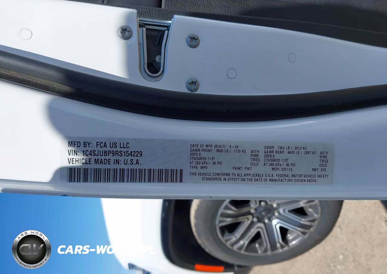 2024 Jeep Wagoneer Series Ii 4X2 VIN:1C4SJUBP9RS154229 - 9