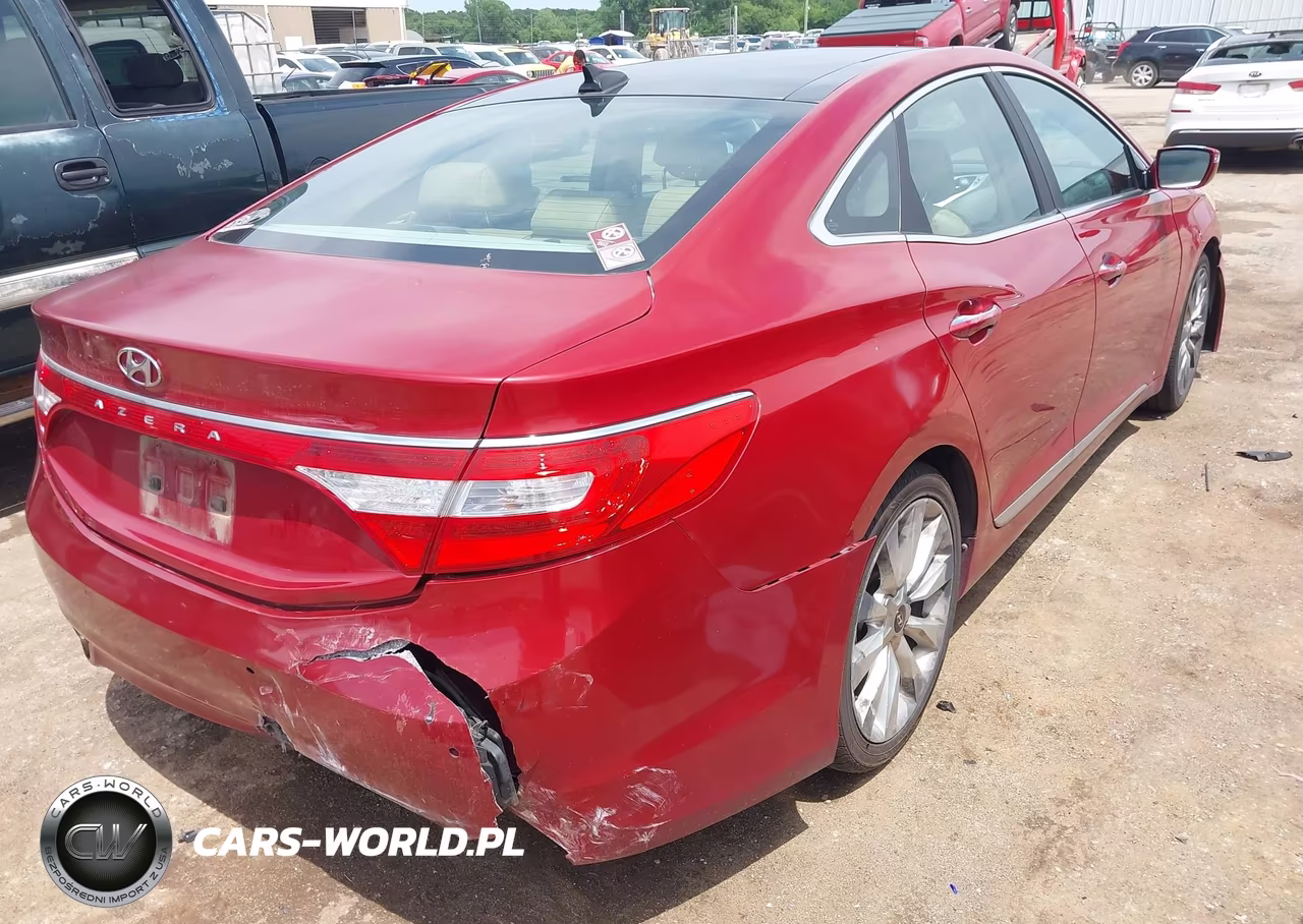 2012 Hyundai Azera VIN:KMHFH4JG1CA163515 - 4