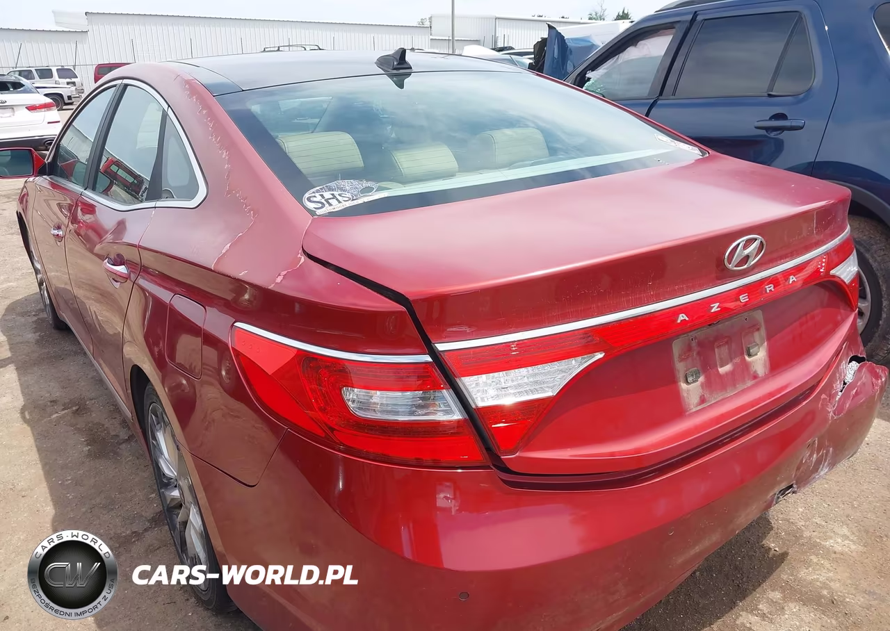 2012 Hyundai Azera VIN:KMHFH4JG1CA163515 - 6