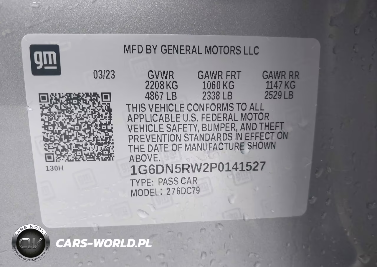 2023 Cadillac Ct5 Premium Luxury VIN:1G6DN5RW2P0141527 - 9