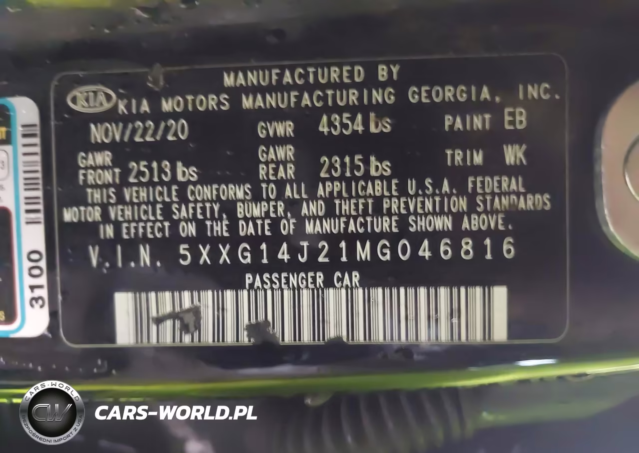 2021 Kia K5 Lxs VIN:5XXG14J21MG046816 - 9