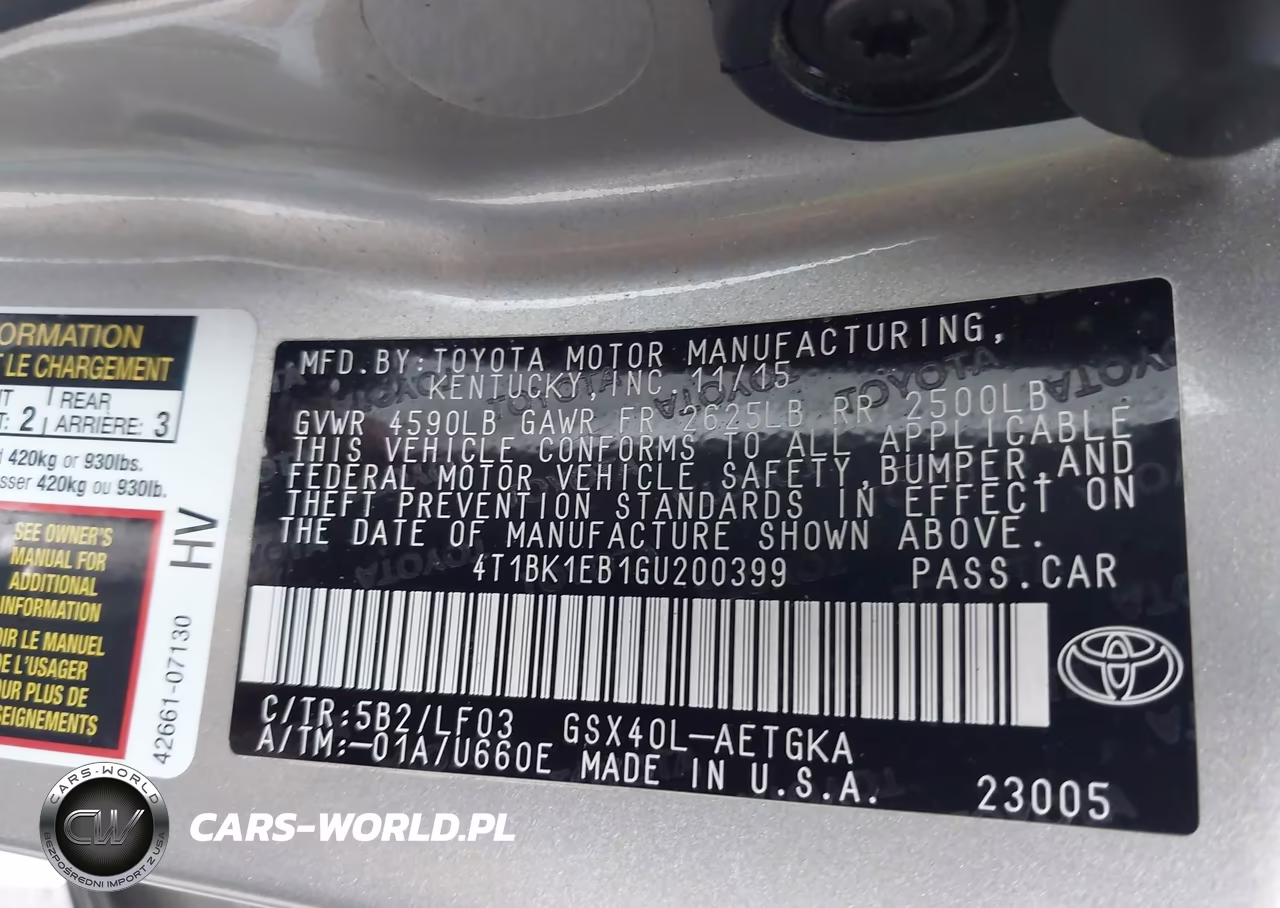 2016 Toyota Avalon Xle Premium VIN:4T1BK1EB1GU200399 - 9