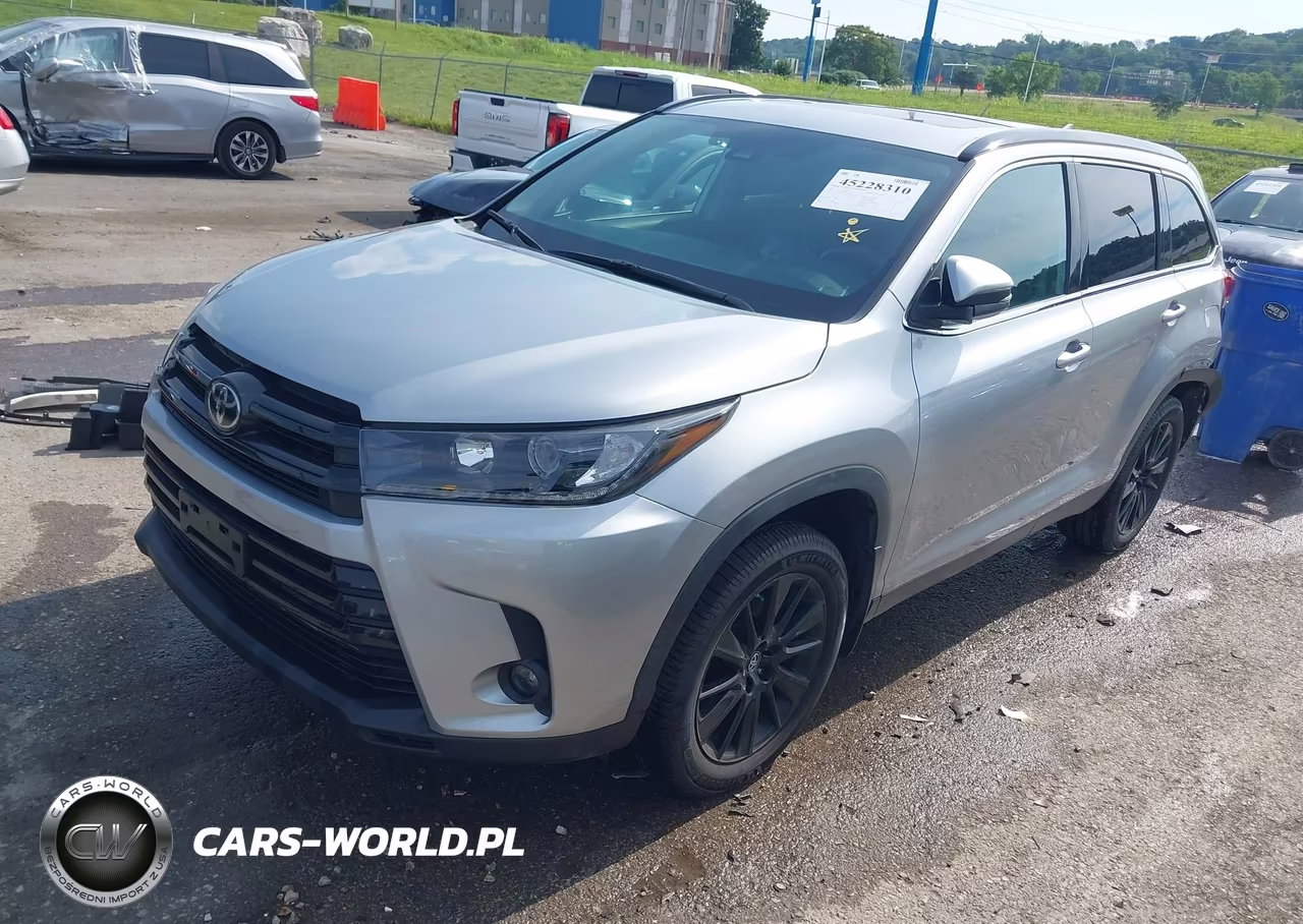 2019 Toyota Highlander Se VIN:5TDJZRFH6KS614692 - 2