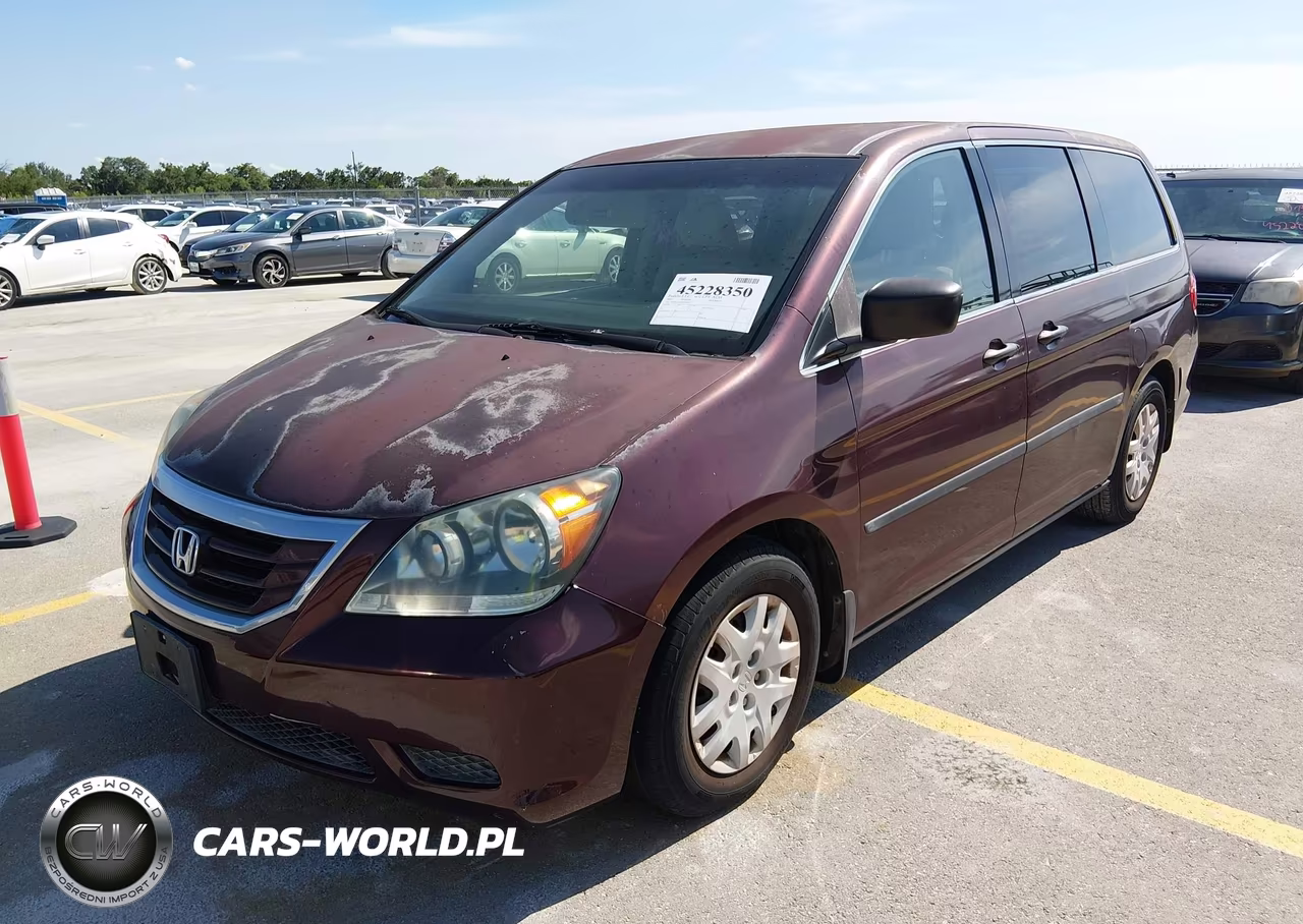 2009 Honda Odyssey Lx VIN:5FNRL38209B058629 - 2