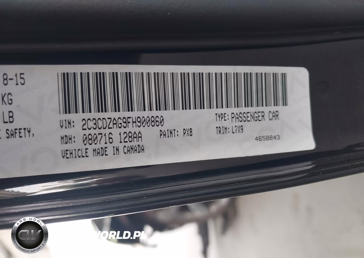 2015 Dodge Challenger Sxt VIN:2C3CDZAG9FH900860 - 9