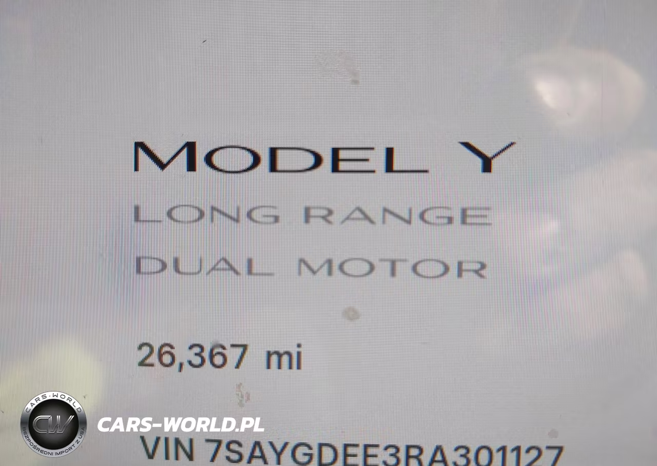 2024 Tesla Model Y Long Range Dual Motor All-Wheel Drive VIN:7SAYGDEE3RA301127 - 7
