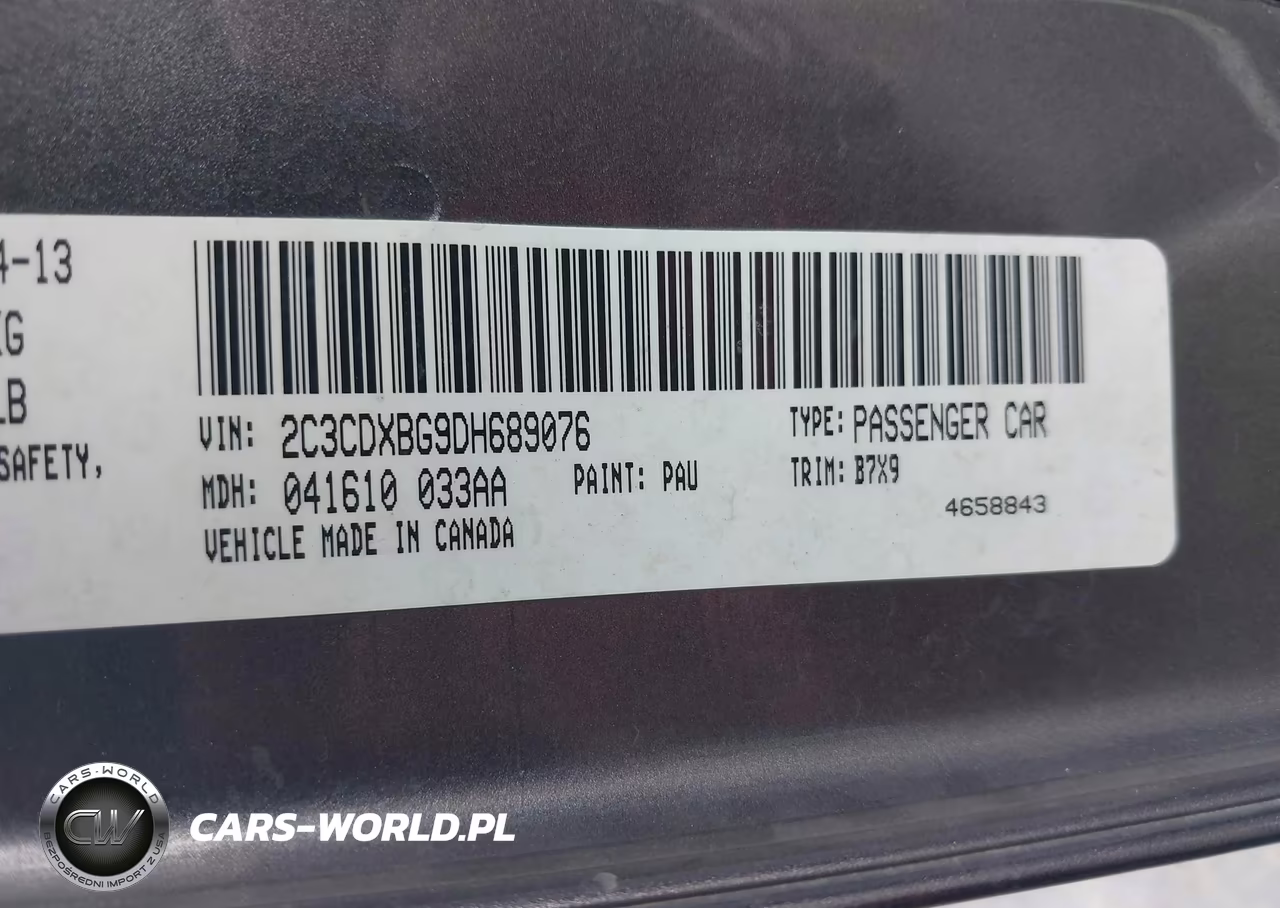 2013 Dodge Charger Se VIN:2C3CDXBG9DH689076 - 9