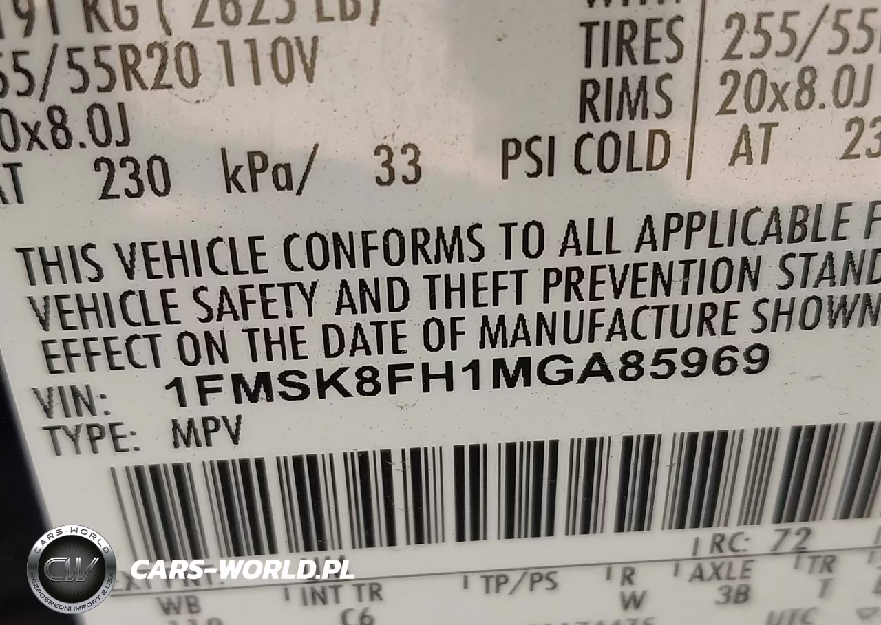 2021 Ford Explorer Limited VIN:1FMSK8FH1MGA85969 - 9