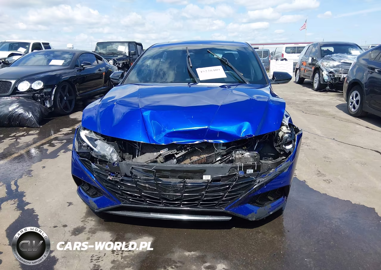 2021 Hyundai Elantra N Line VIN:KMHLR4AF2MU118431 - 12