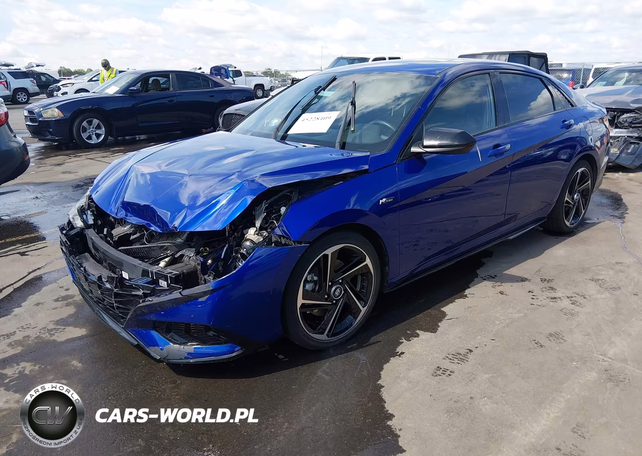2021 Hyundai Elantra N Line VIN:KMHLR4AF2MU118431 - 2