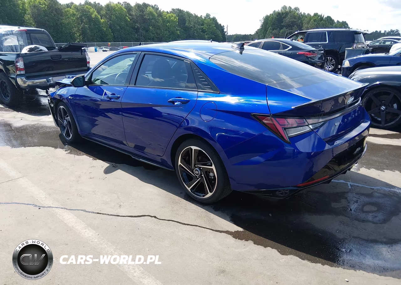 2021 Hyundai Elantra N Line VIN:KMHLR4AF2MU118431 - 3