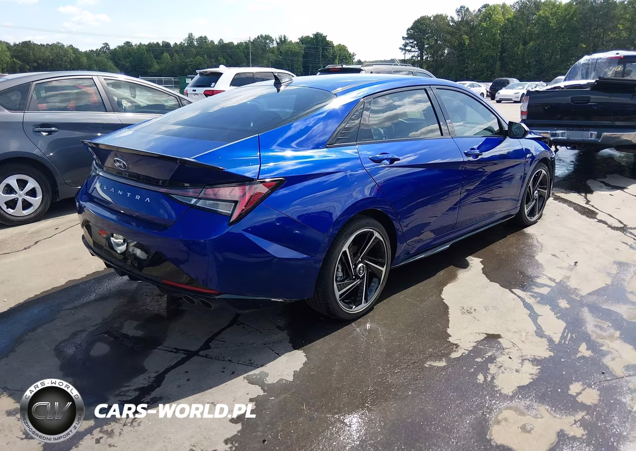 2021 Hyundai Elantra N Line VIN:KMHLR4AF2MU118431 - 4