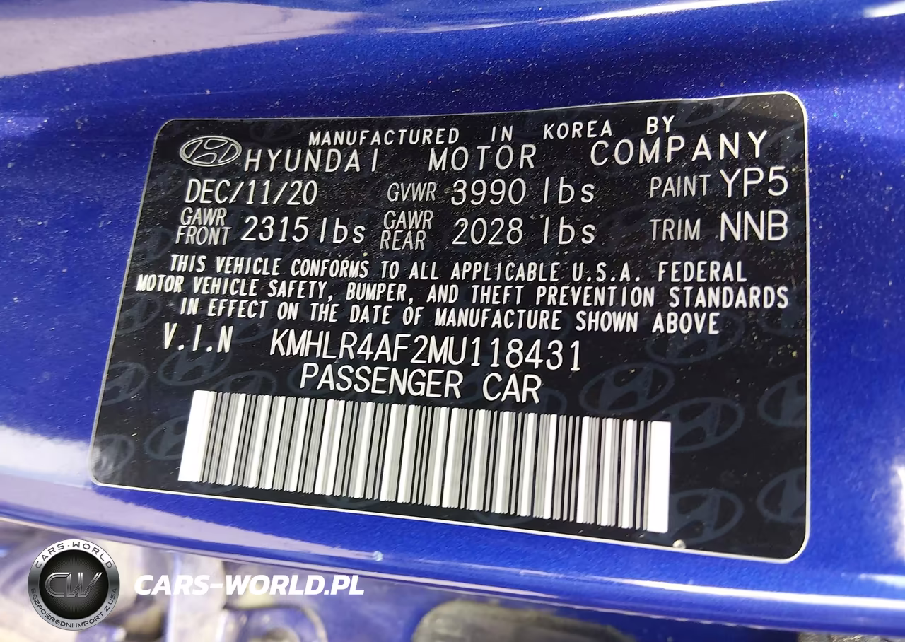 2021 Hyundai Elantra N Line VIN:KMHLR4AF2MU118431 - 9