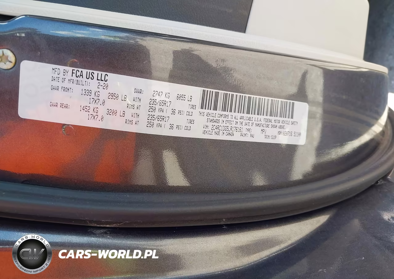2020 Chrysler Voyager Lxi VIN:2C4RC1DG5LR176161 - 9