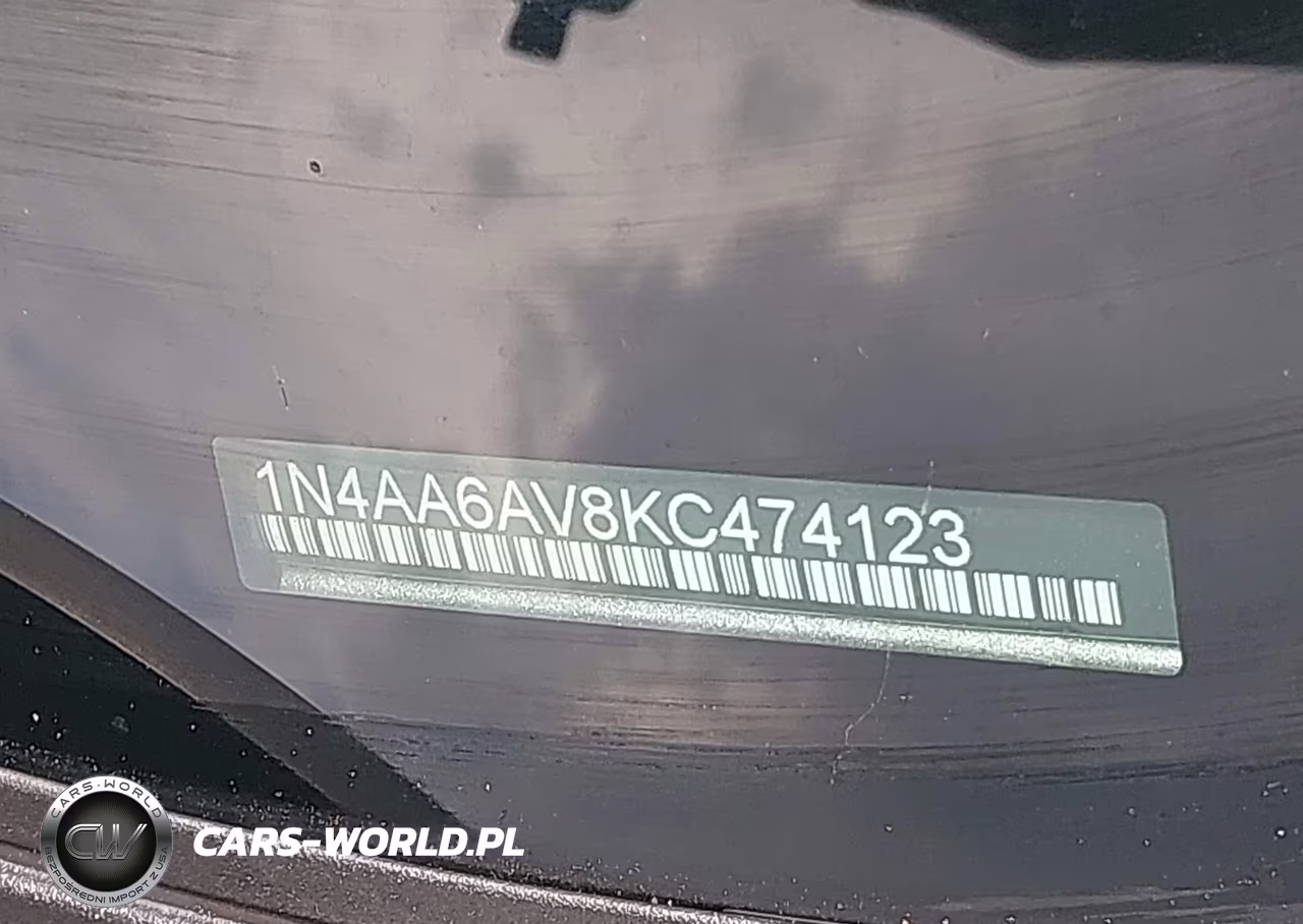 2019 Nissan Maxima 3.5 Platinum-3.5 S-3.5 Sl-3.5 Sr-3.5 Sv VIN:1N4AA6AV8KC474123 - 9