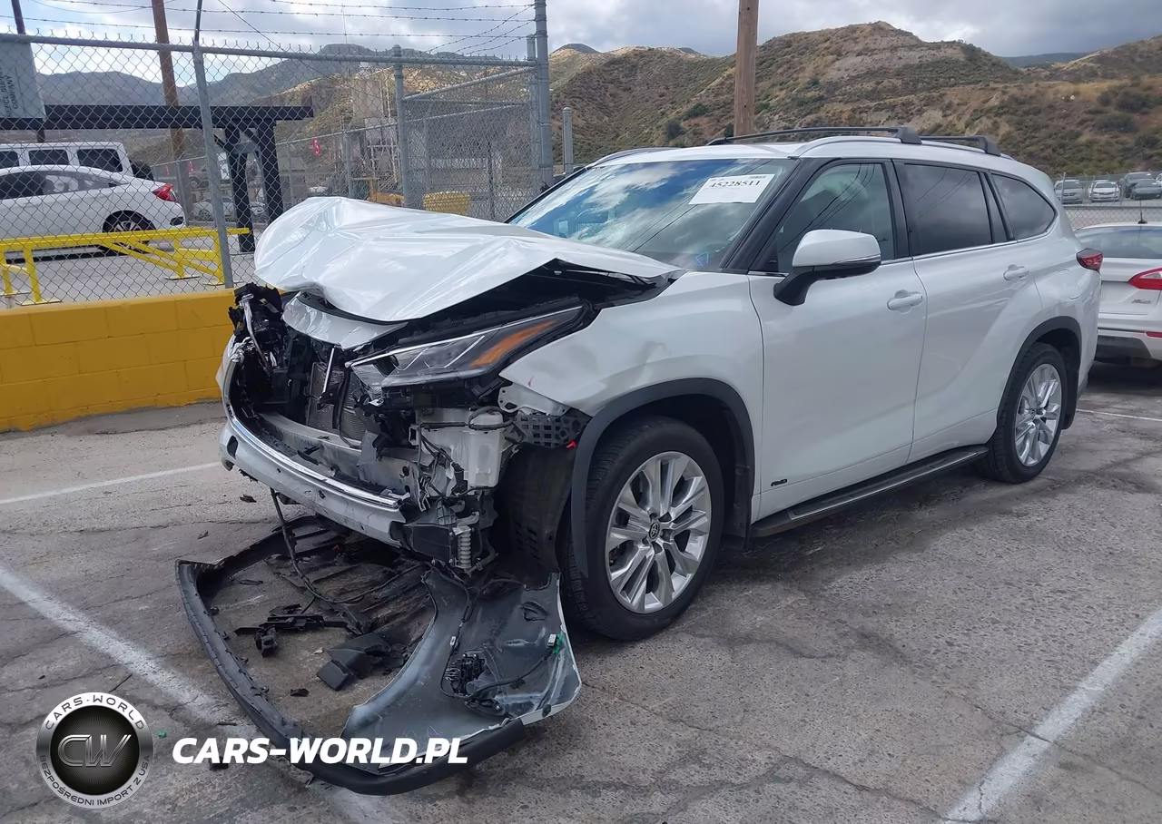 2022 Toyota Highlander Hybrid Limited VIN:5TDXBRCH5NS552080 - 2