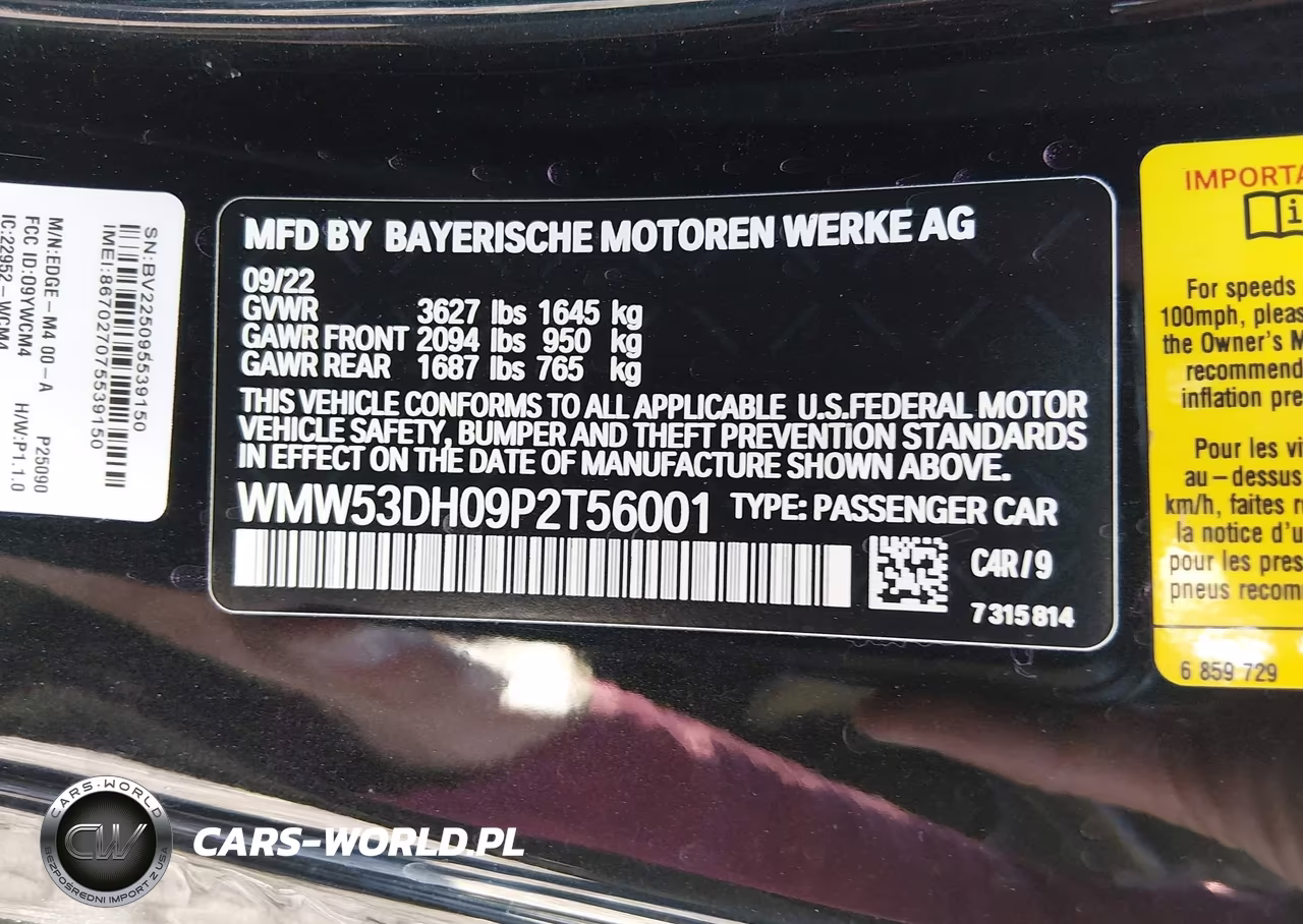 2023 Mini Hardtop Cooper S VIN:WMW53DH09P2T56001 - 9