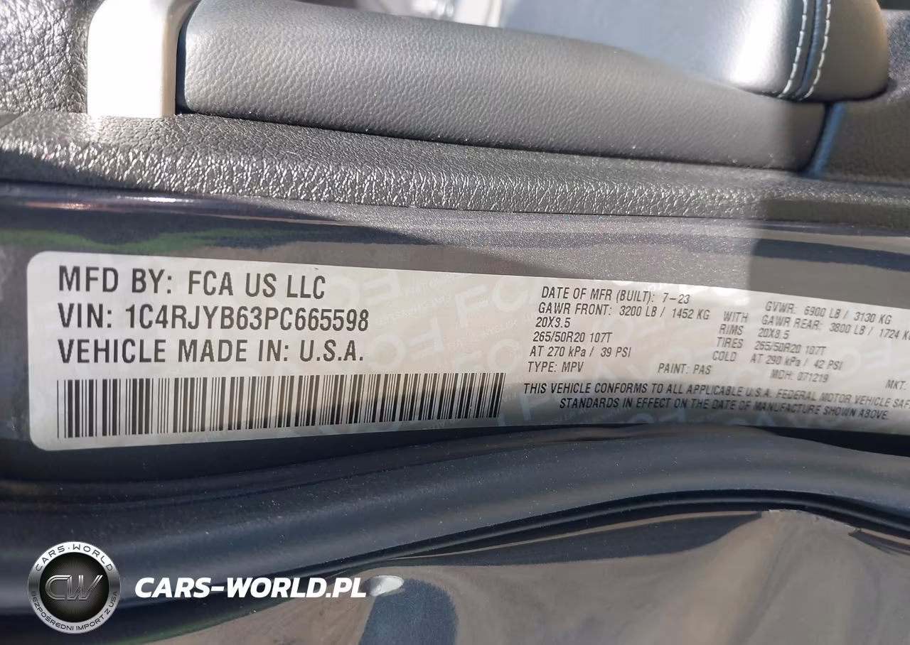 2023 Jeep Grand Cherokee 4Xe VIN:1C4RJYB63PC665598 - 9