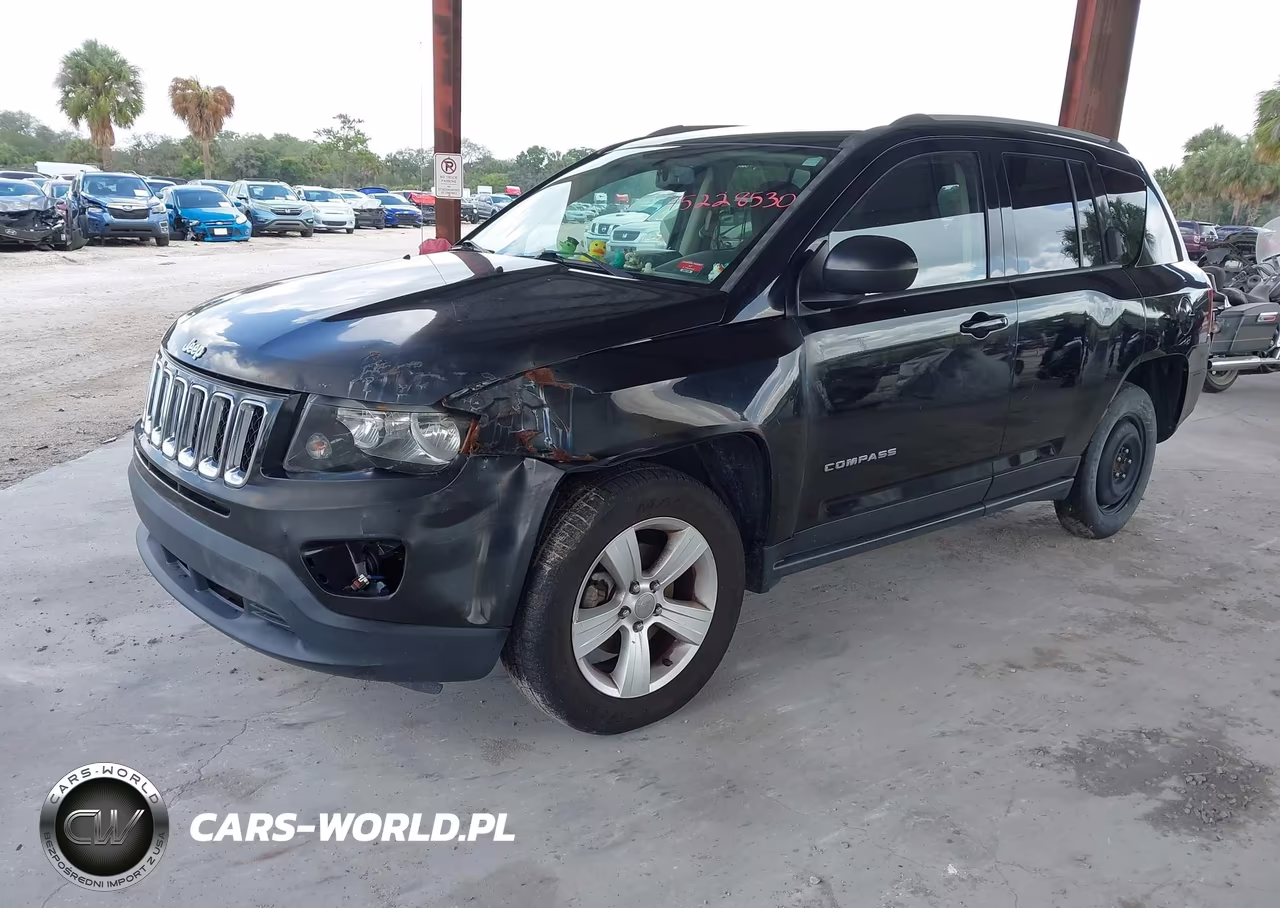 2017 Jeep Compass Sport Fwd VIN:1C4NJCBA2HD124267 - 2