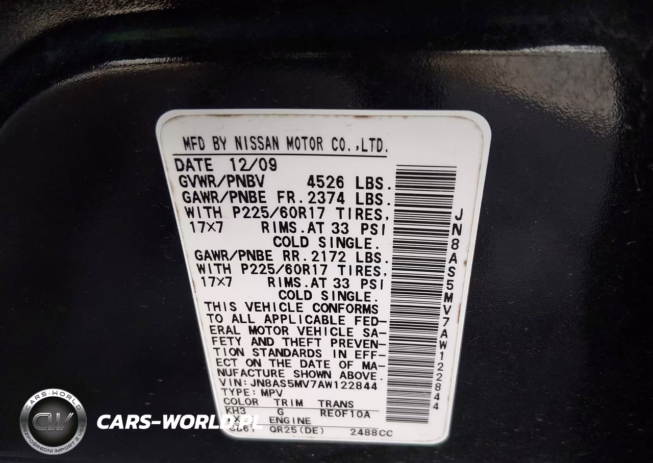2010 Nissan Rogue Sl VIN:JN8AS5MV7AW122844 - 9