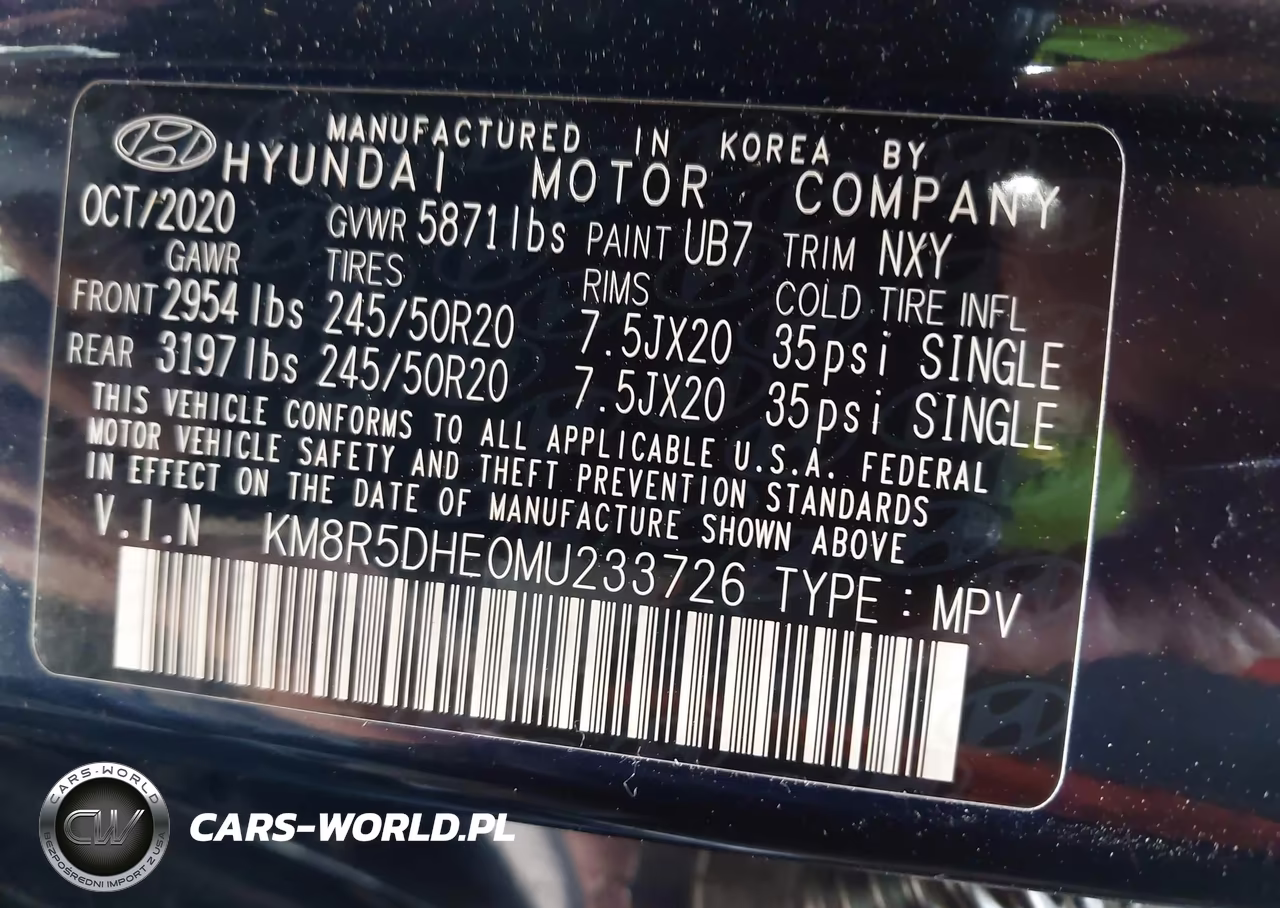 2021 Hyundai Palisade Limited VIN:KM8R5DHE0MU233726 - 9