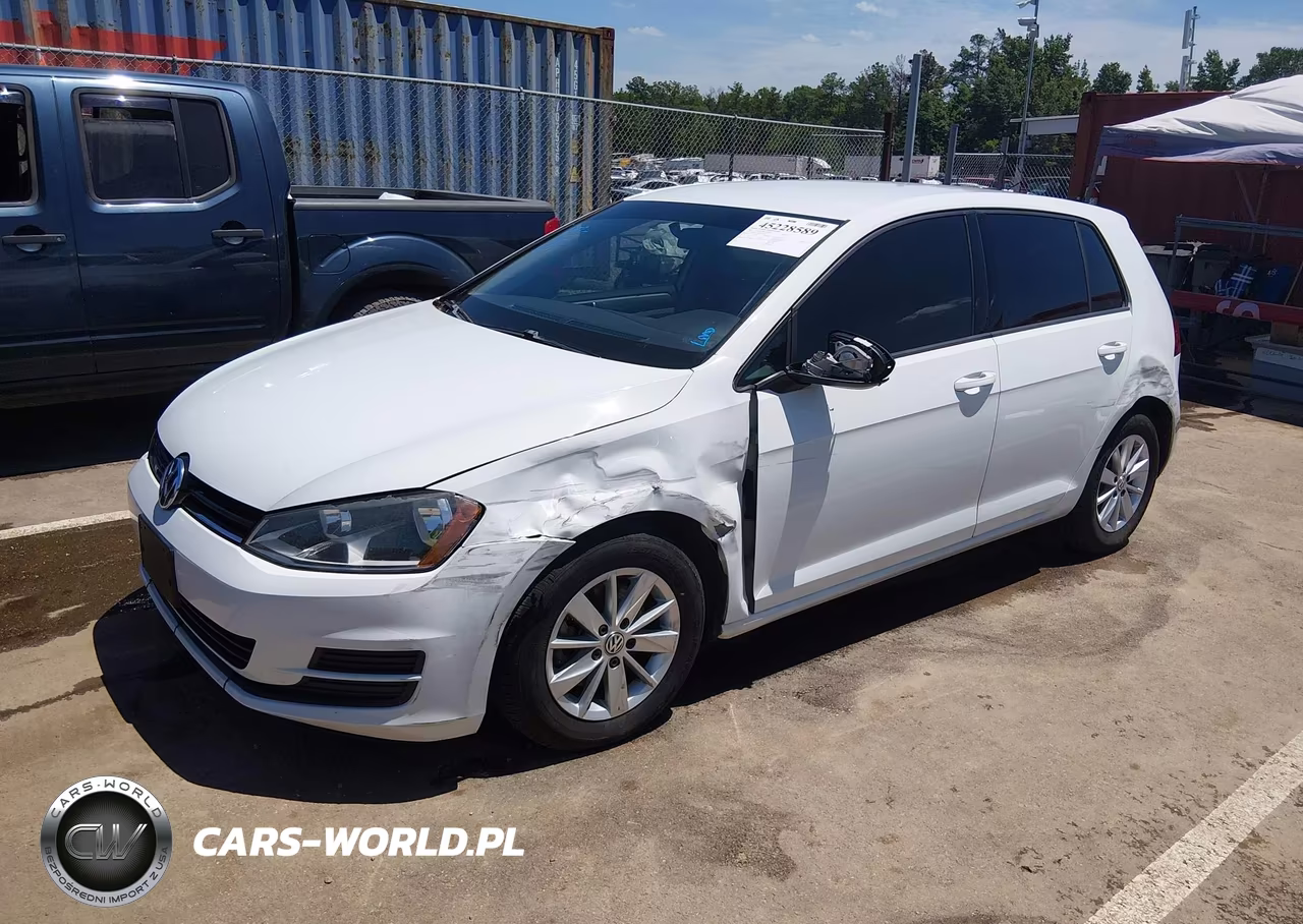 2015 Volkswagen Golf Tsi S 4-Door VIN:3VW217AU4FM013076 - 2