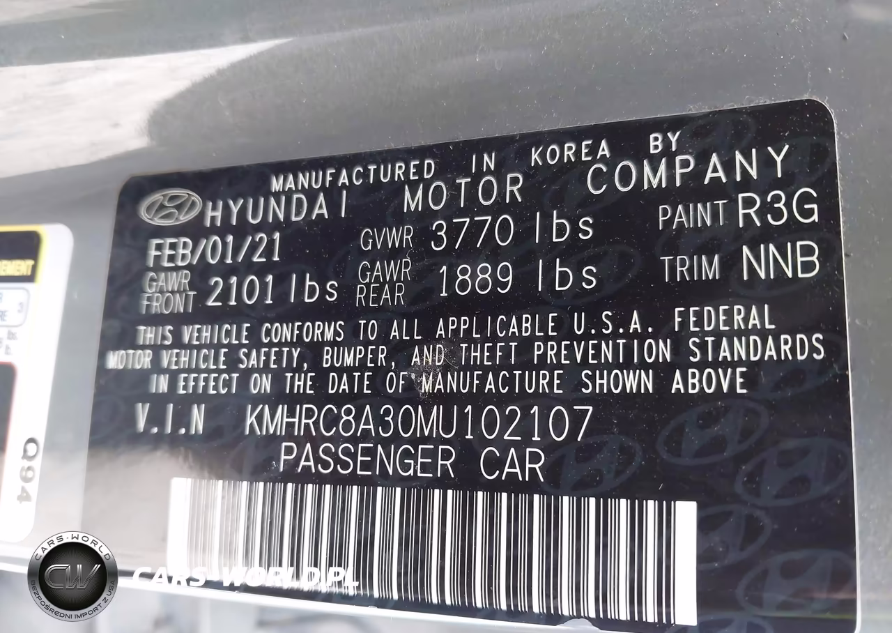 2021 Hyundai Venue Sel VIN:KMHRC8A30MU102107 - 9