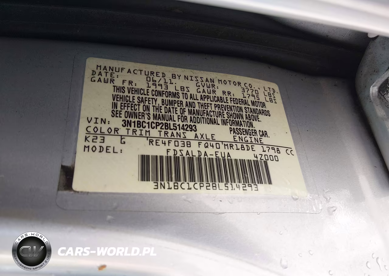 2011 Nissan Versa 1.8S VIN:3N1BC1CP2BL514293 - 9