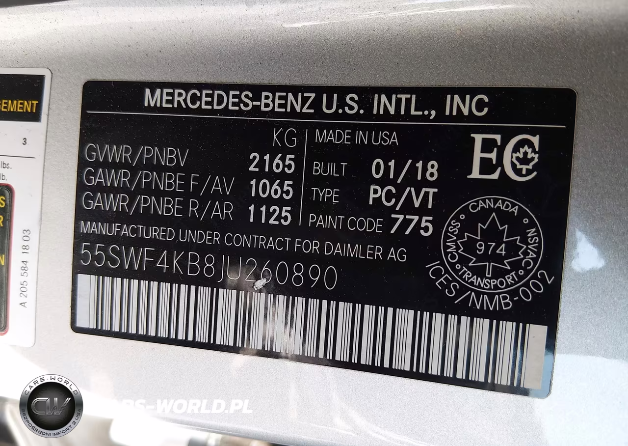 2018 Mercedes-Benz C 300 4Matic VIN:55SWF4KB8JU260890 - 9