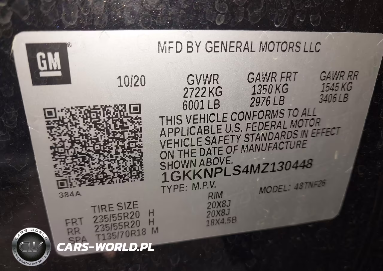 2021 GMC Acadia Fwd Denali VIN:1GKKNPLS4MZ130448 - 9