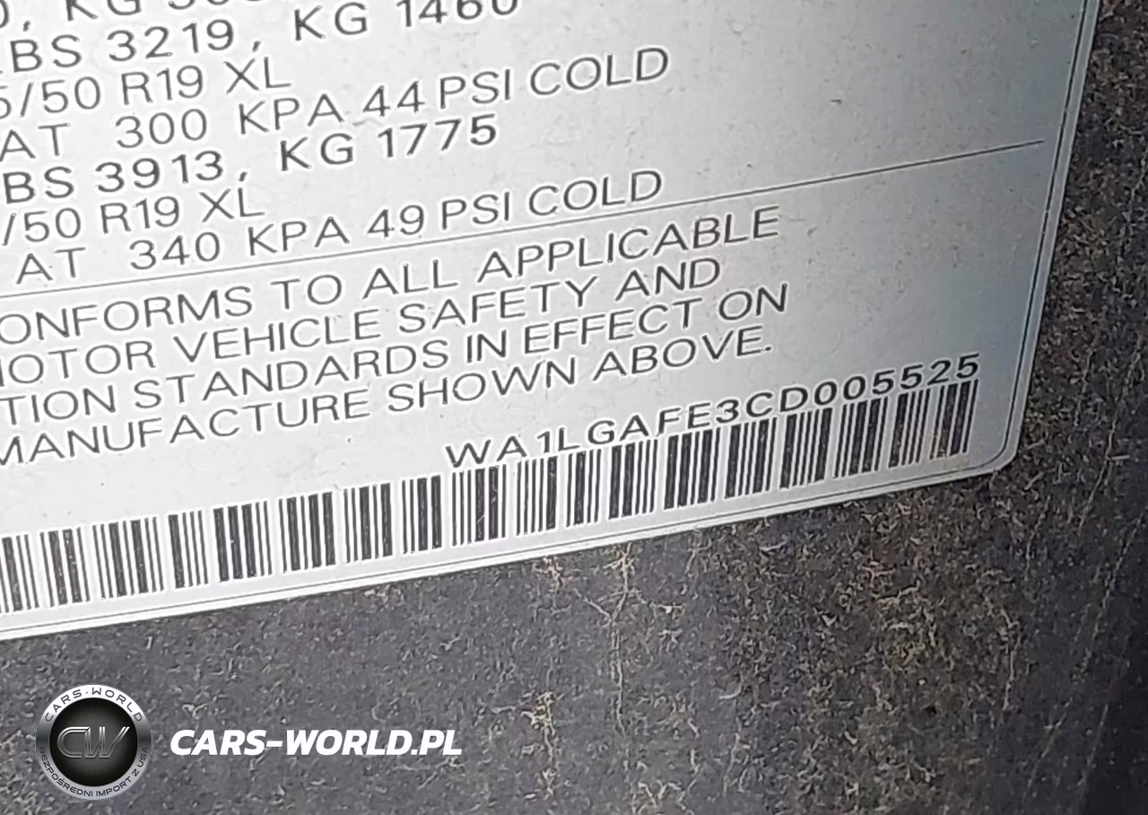 2012 Audi Q7 3.0T Premium VIN:WA1LGAFE3CD005525 - 9