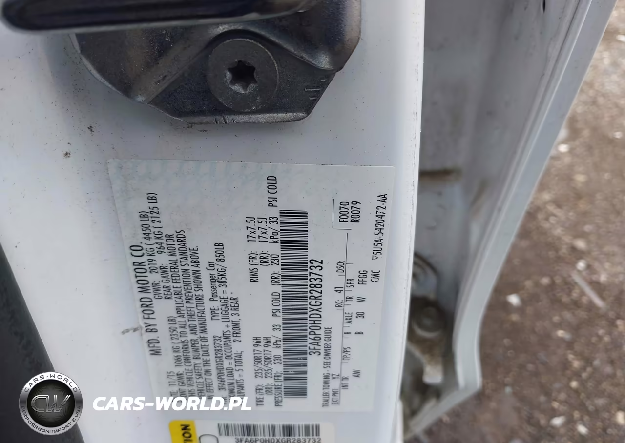 2016 Ford Fusion Se VIN:3FA6P0HDXGR283732 - 9