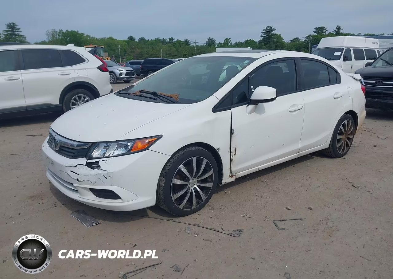 2012 Honda Civic Ex-L VIN:19XFB2F99CE048498 - 2