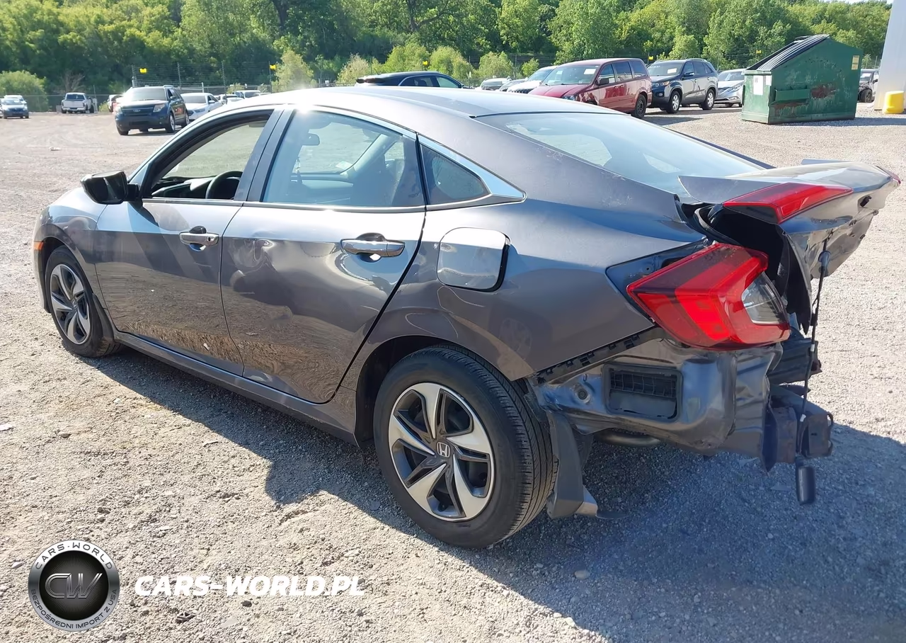 2019 Honda Civic Lx VIN:19XFC2F63KE019273 - 3