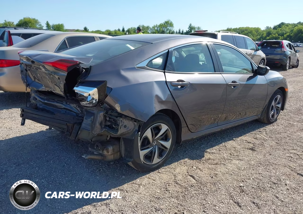 2019 Honda Civic Lx VIN:19XFC2F63KE019273 - 4