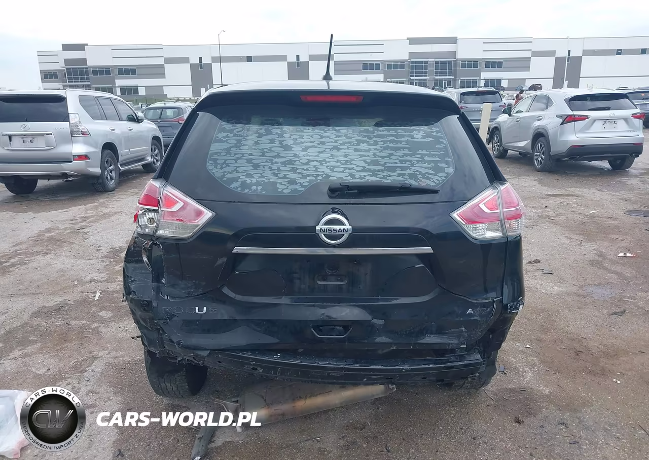 2015 Nissan Rogue S VIN:KNMAT2MVXFP539738 - 16